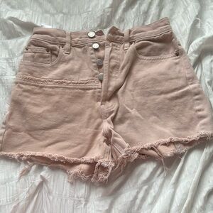 Worn minimally, light pink, PacSun shorts, size 24